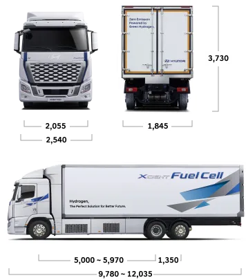 XCIENT Fuel Cell Truck Hyundai Electrified Commercial Vehicles