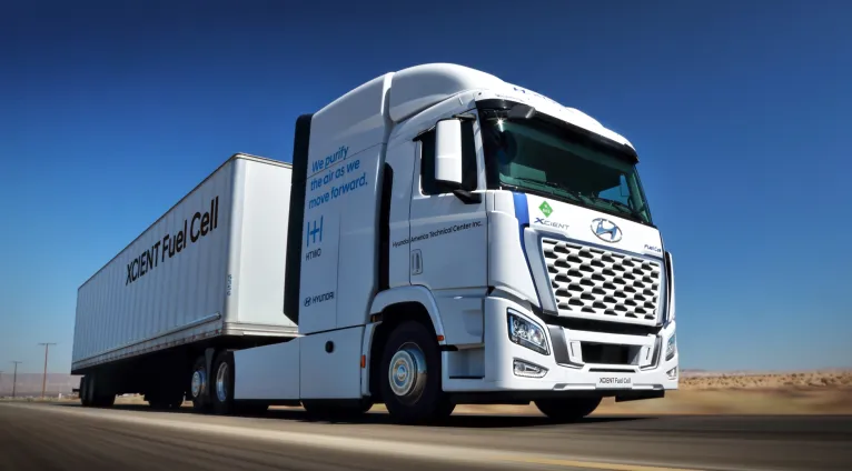 Hyundai XCIENT Fuel Cell Tractor NorCAL ZERO Project in US