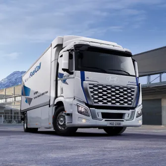 Hyundai XCIENT Fuel Cell trucks are wating