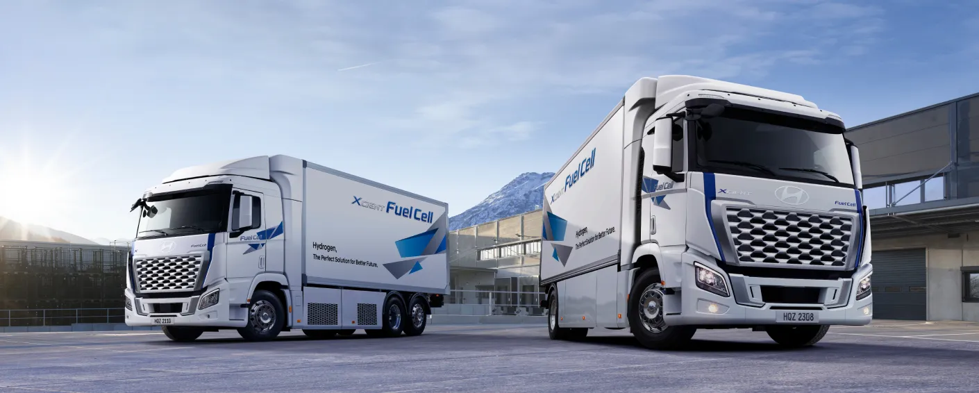 Hyundai XCIENT Fuel Cell trucks are wating