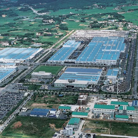 A view of the Hyundai Jeonju plant