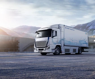 Truck Driver Checking Safety