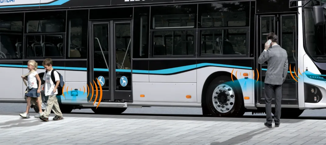 Front & Middle Door Ultrasonic Sensors Popup