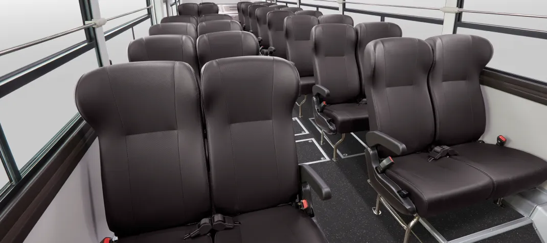 Pleasant and Stylish Interior for Passenger Convenience and Safety Popup