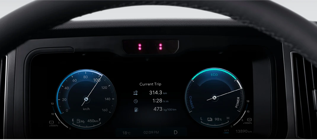 12.3-inch Digital Cluster Popup