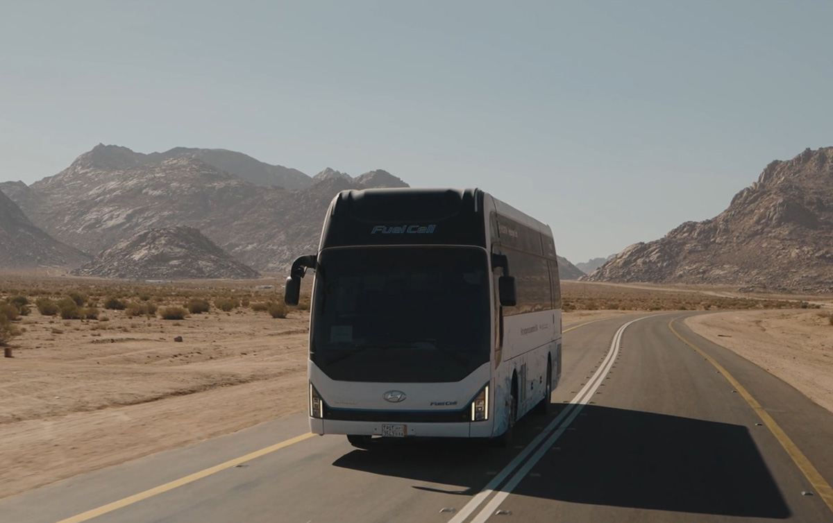 Hyundai Motor Group, in partnership with Enowa, successfully completed a trial to test hydrogen mobility in NEOM.